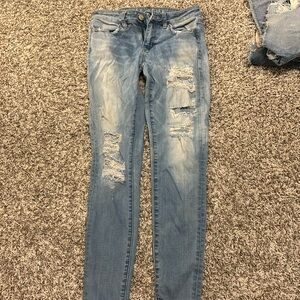 American Eagle ripped jeans